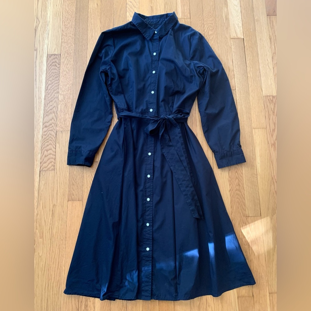 Talbots Navy Shirt Dress